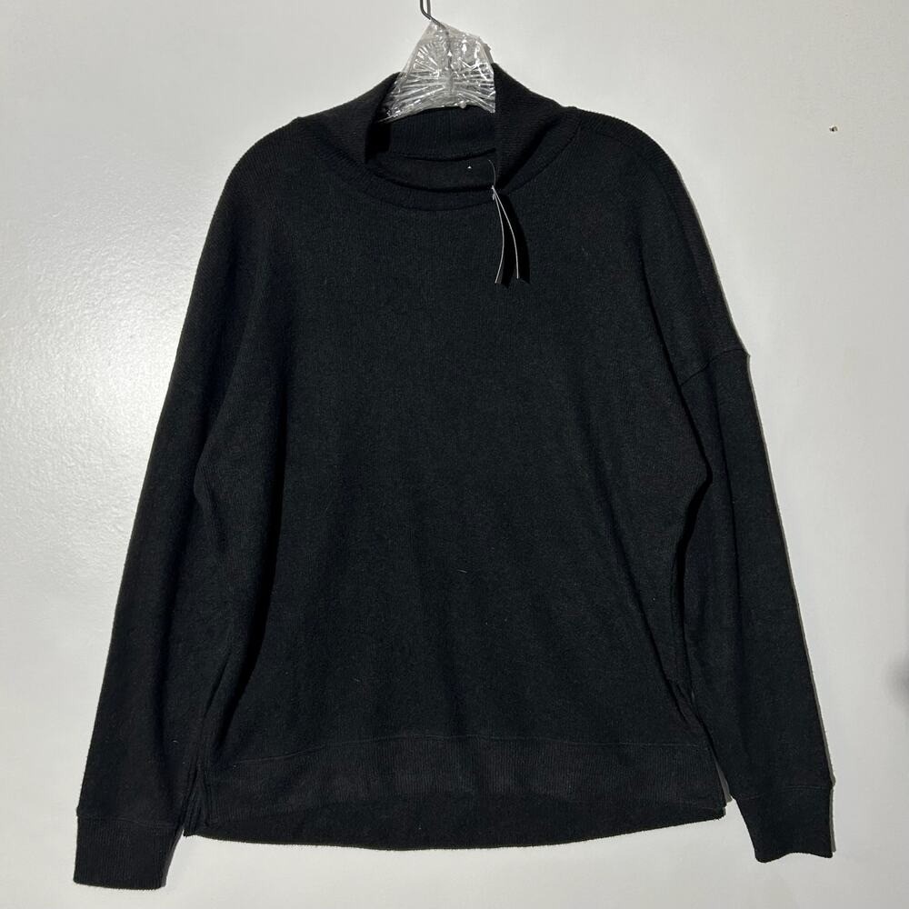 Abercrombie & Fitch Soft A&F Cozy Black Mock Neck Sweater Small Womens